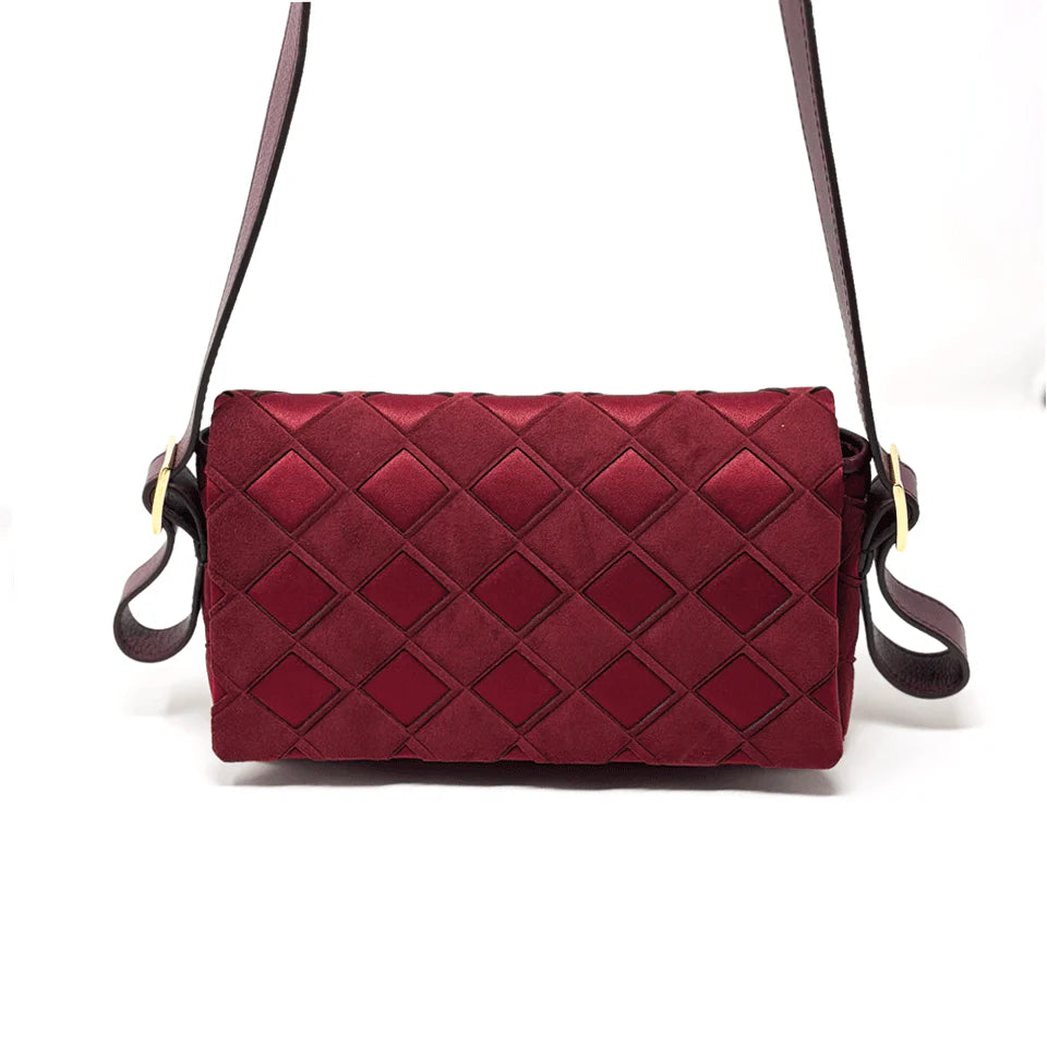 Lapat rombi burgundy