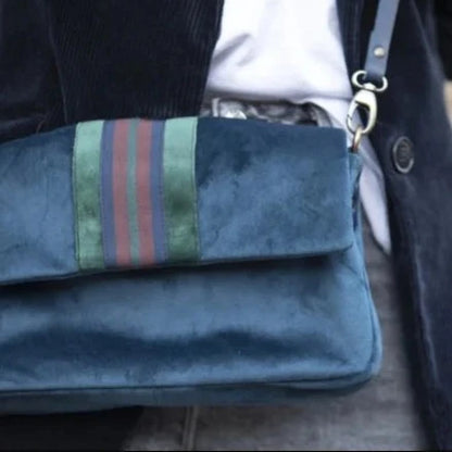 Borsa in velluto 'New York'