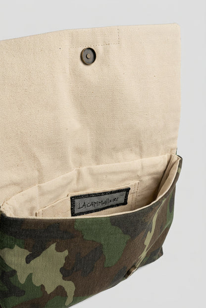 Camouflage fabric pouch