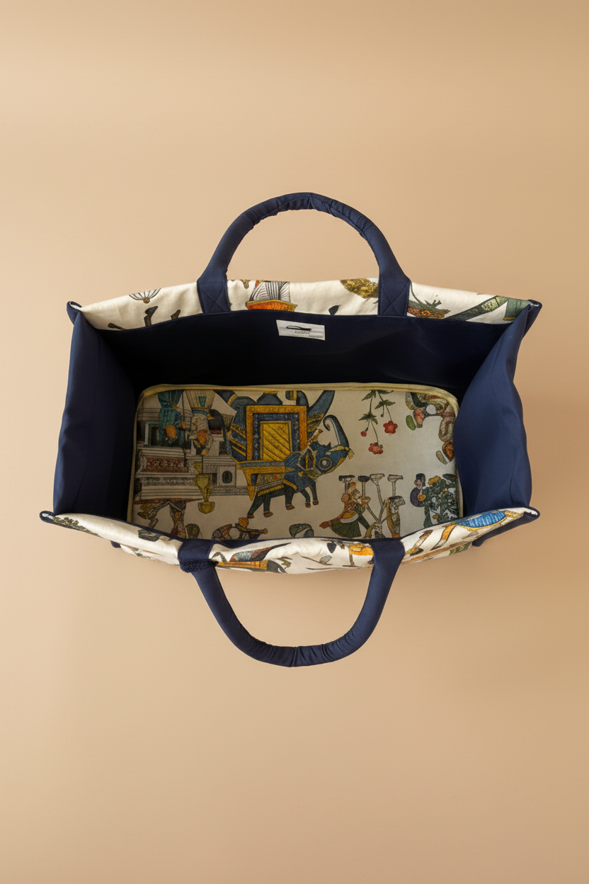 Borsa in tessuto 'Poppy' Large