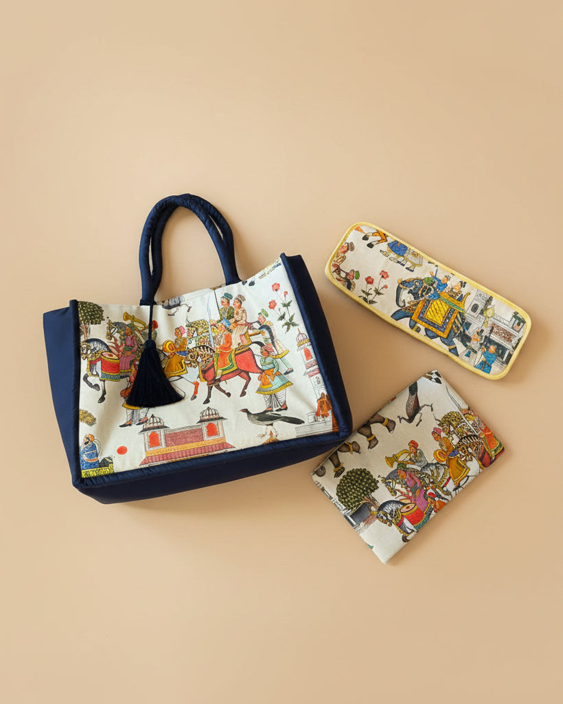 Borsa in tessuto 'Poppy' Large