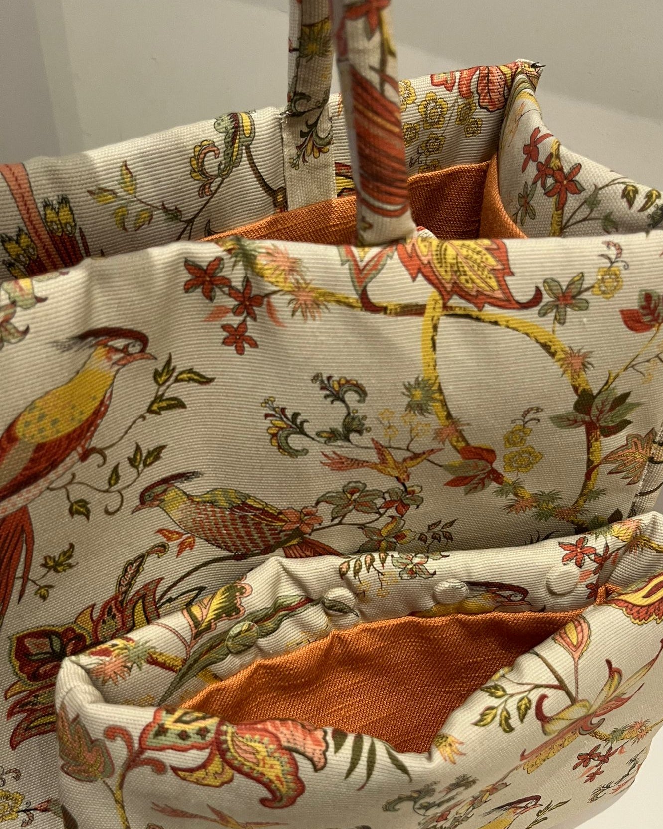 “Poppy” Large Fabric Bag