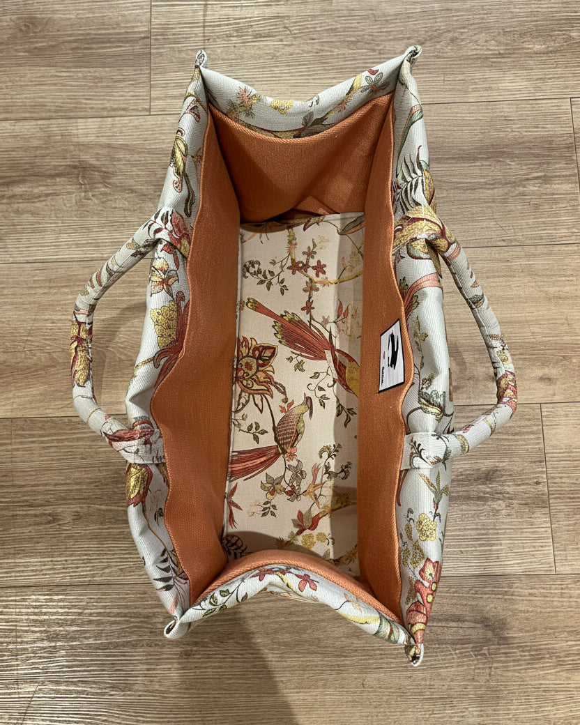 “Poppy” Large Fabric Bag