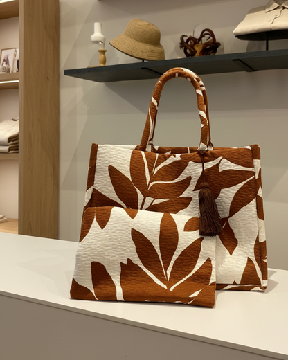 “Poppy” Large Fabric Bag