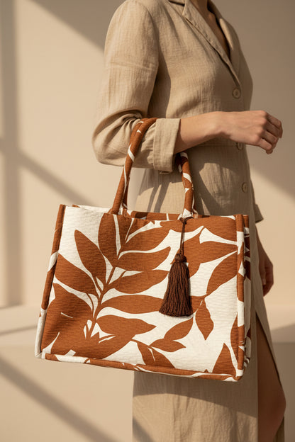 “Poppy” Large Fabric Bag